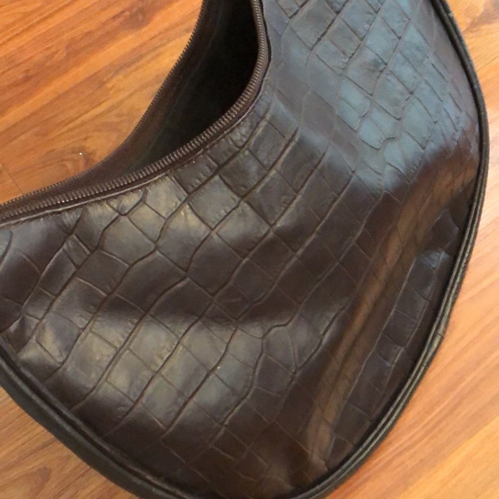 Maurizio TAIUTI Made in Italy leather hobo handbag.black - Picture 8 of 9